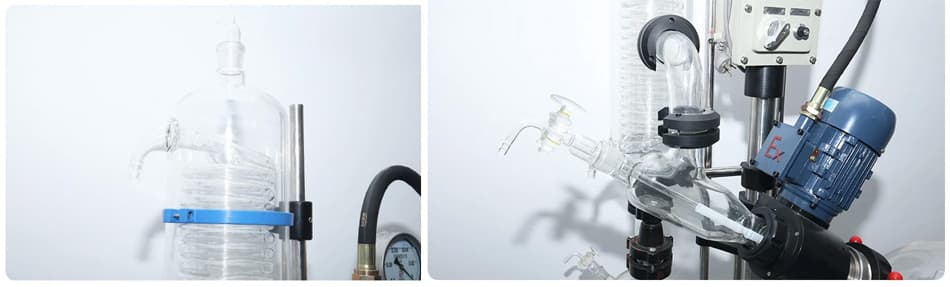 10L防爆旋转蒸发仪的冷凝器和电机